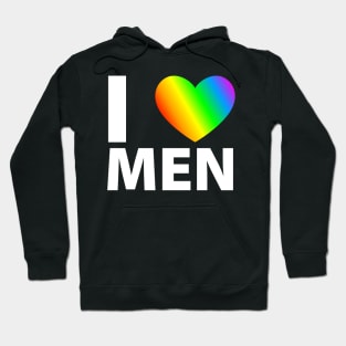 I love men | gay lgbt Hoodie